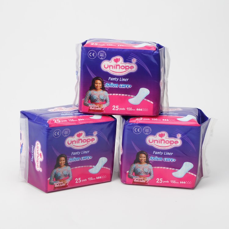 Protège-slips Unihope Anion Care+ – 25 pièces (156 mm) | Protection quotidienne confortable – Image 2