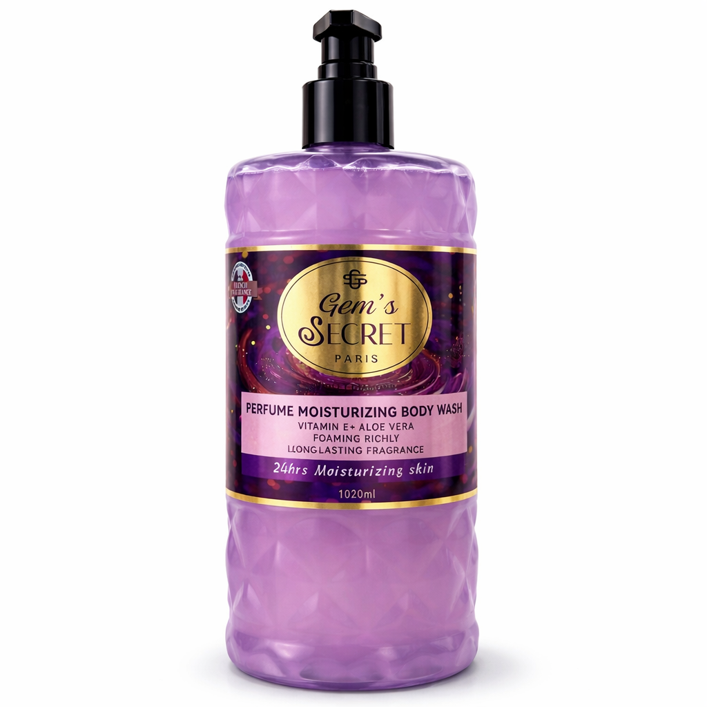 Gel Douche Éclaircissant & Illuminateur Vitamine C & B5 – Gem’s Secret Flash Gold 1020ml – Image 2